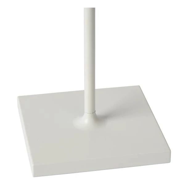 Lucide JUSTIN - Oplaadbare Tafellamp Buiten - Accu/Batterij - Ø 11 cm - LED Dimb. - 1x2,2W 2700K/3000K - IP54 - 3 StepDim - Wit - detail 4